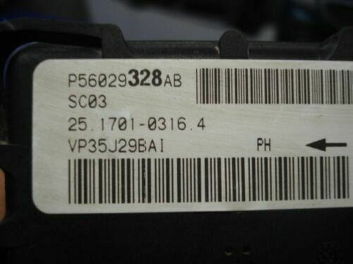 Sensor de guiñada ESP Chrysler 300C Jeep GRAND CHEROKEE P56029328AB 25170103164