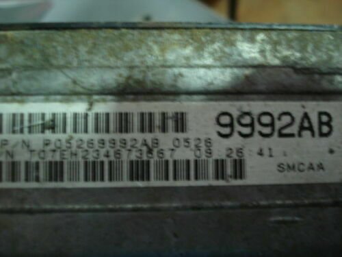 Centralita del motor / Chrysler 05269992AB P05269992AB 0526 9992AB