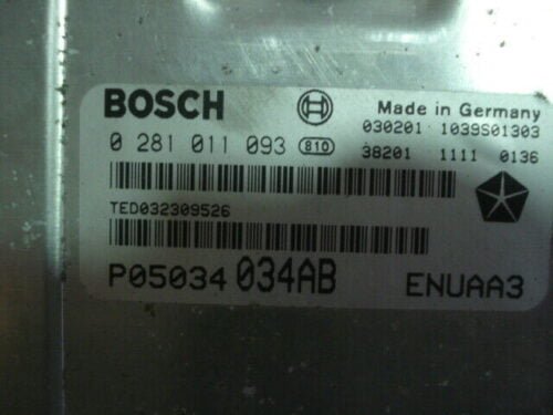 Centralita del motor / CHRYSLER PT CRUISER P05034034AB 0281011093