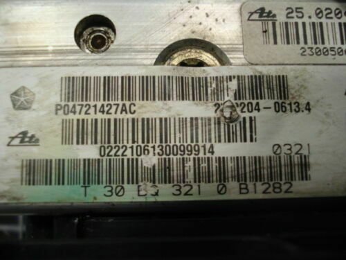 ABS Chrysler P04721427AC 25020406183 25020406134 04686702AA 25094601973