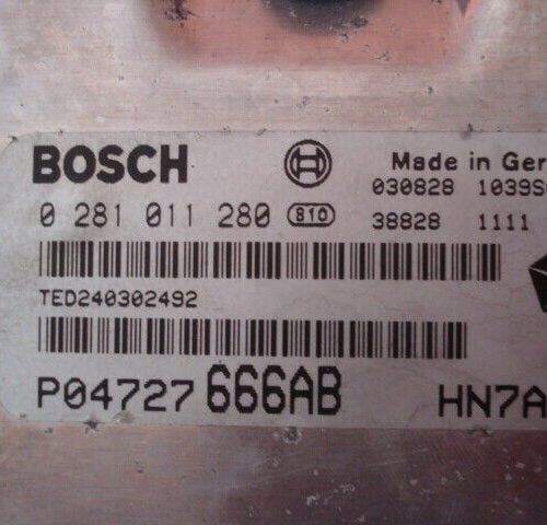 Centralita del motor  CHRYSLER VOYAGER 0281011280 P04727666AB