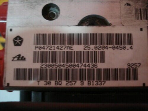 ABS Chrysler P04721427AE 04721427AE 10051181861 25020404504 25020404513