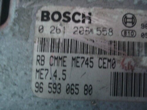 Centralita del motor Peugeot 307 CITROEN 9659306580 0261208558