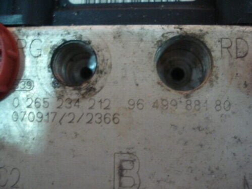 Unidad hidráulica del ABS PEUGEOT FIAT Citroen 0265234212 9649988180 0265950407