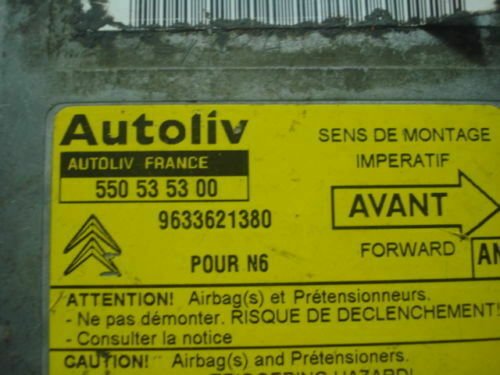Airbag Centralita Citroen Xsara (AN) 9633621380 AUTOLIV 550535300 550 53 53 00