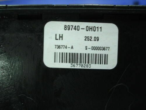 Unidad de control inmovilizador Peugeot Citroen Toyota 897400H011 89740-0H011