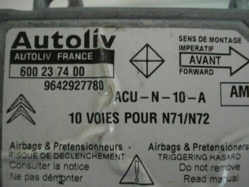 Airbag Centralita Citroen Xsara (AM) 9642927780 AUTOLIV 600237400 600 23 74 00