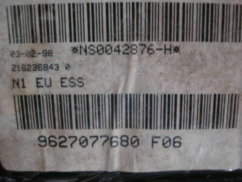 Cuadro de instrumentos / Citroen Xantia 9627077680 9627077680F06