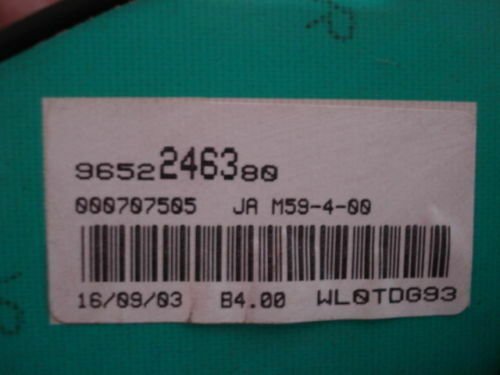 Cuadro de instrumentos / CITROEN BERLINGO PEUGEOT PARTNER 9652246380
