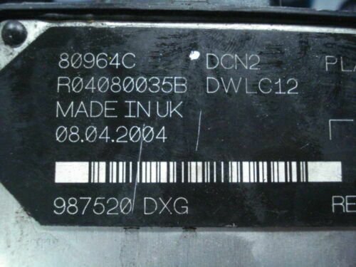 Centralita del motor Citroen PEUGEOT R04080035B PSA 9650359580 9650360480