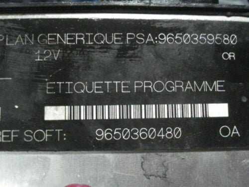 Centralita del motor Citroen PEUGEOT R04080035B PSA 9650359580 9650360480