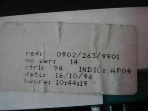 Cuadro de instrumentos / Citroen ZX 96 243 052 80 9624305280 09022639901