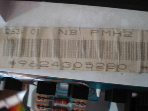 Cuadro de instrumentos / Citroen ZX 96 243 052 80 9624305280 09022639901