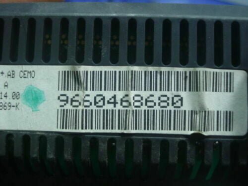Pantalla del salpicadero / Bordcomputer / Dash display / Citroen C4 9660468680
