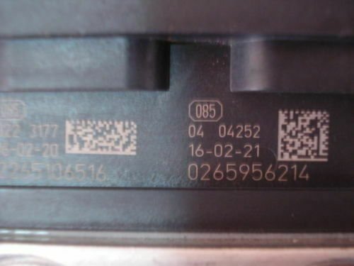 ABS Fiat Ducato Peugeot Boxer Citroen 0265260989 51987033 0265956214 00519870330