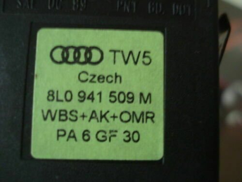 Interruptor de emergencia Audi A3 WBS+AK+OMR (MR0) 8L0941509M 8LO941509M