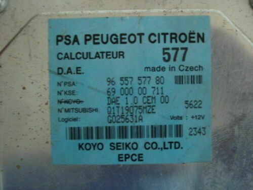 Control de Dirección asistida Citroen Peugeot 9655757780 6900000711 Q1T19075MZE