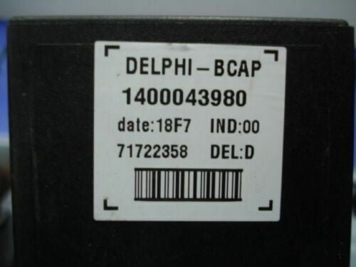 Centralita / Unidad de control Peugeot 807 Citroen C8 DELPHI-BCAP 1400043980