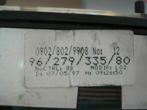 Cuadro de instrumentos Citroen Saxo 1.5D 9627933580 09028029908