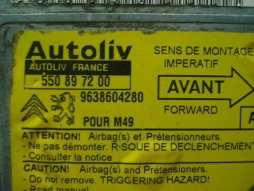 Airbag Centralita Peugeot Partner Citroen Berlingo (AX) 9638604280 550897200