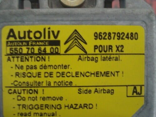 _57 Airbag Centralita PEUGEOT CITROEN 550706400 9628792480 9628792480AJ