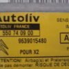 Airbag Centralita Citroen Xantia (AR) 9639015480 AUTOLIV 550 74 09 00 550740900