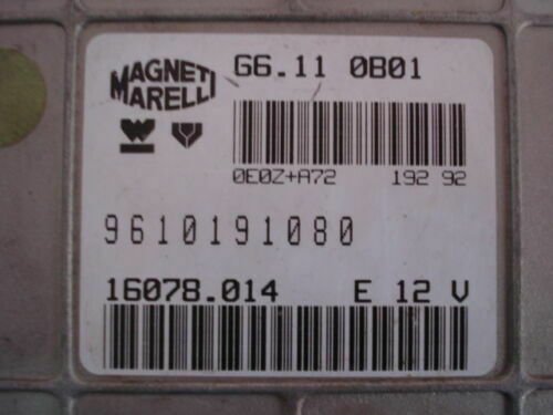 Centralita del motor Citroen Peugeot 9610191080 9610191080E 16078014 G6110B01