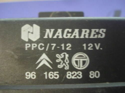Recocido controlador Glow Relé enchufe Citroen Peugeot NAGARES 9616582380