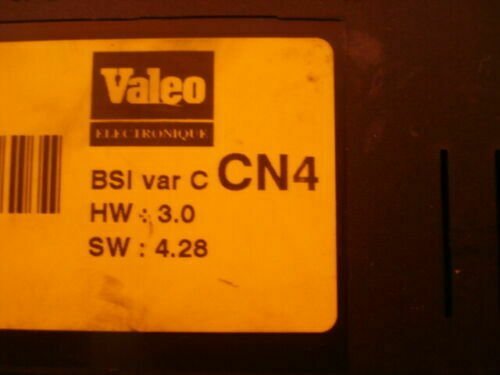 BSI Caja de fusibles Citroen Peugeot 9650914080 16199601 BSI VAR C CN4