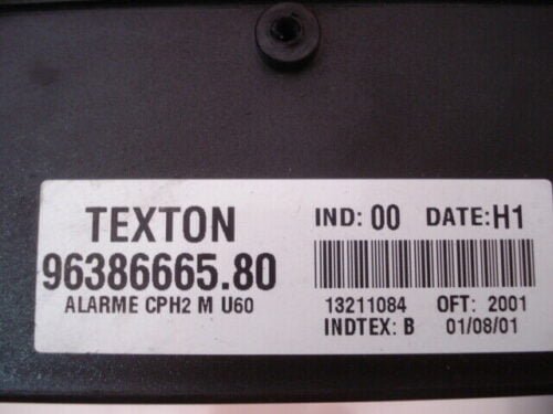 Controlador cierre centralizado Fiat Peugeot Citroen 96386665.80 9638666580