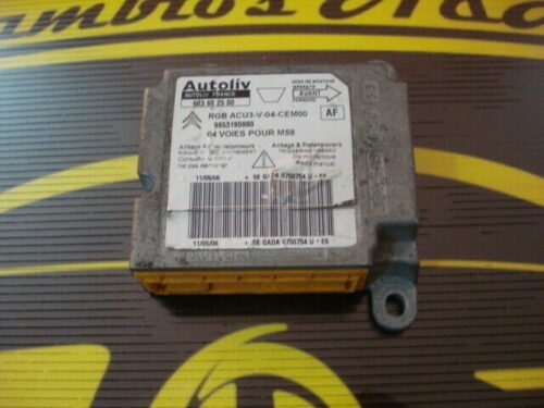 Airbag Centralita Peugeot Citroen RGB ACU3-V-04-CEM00 603602500 9653190880 (AF)