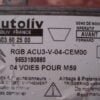 Airbag Centralita Peugeot Citroen RGB ACU3-V-04-CEM00 603602500 9653190880 (AF)
