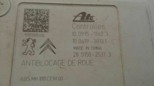 ABS Peugeot Citroen 9678416180 10022000664 10091511603 1006193813