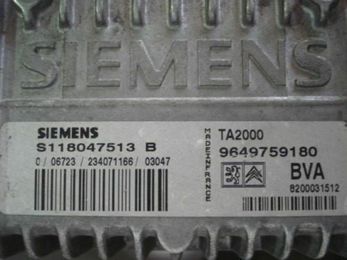 Módulo de control transmisión Citroen Peugeot 9649759180 S118047513B 8200031512