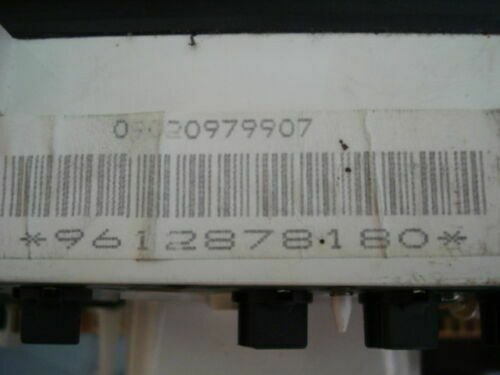 Cuadro de instrumentos / Kombiinstrument Tacho / CITROEN ZX 9612878180