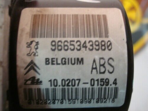 ABS  Peugeot Citroen 9665343980 10020701594 10097011593 28570096003