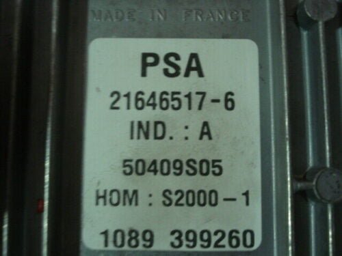 _57 Centralita del motor Citroen C5 9643915380 9643786680-01 964378668001 21646517-6