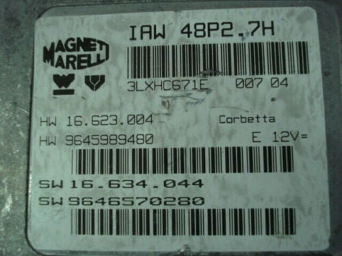 Centralita del motor Peugeot Citroen 9645989480 HW16623004 9646570280 IAW48P27H