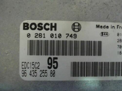 Centralita del motor Citroen C Xsara 0281010749 EDC15C2 9643525580 96 435 255 80