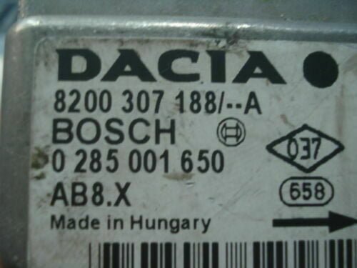 Airbag Centralita Crash Sensor DACIA Logan 8200307188 0285001650 8200307188A