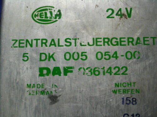 Controlador cierre centralizado DAF 0361422 HELLA 5DK00505400 5DK005054-00