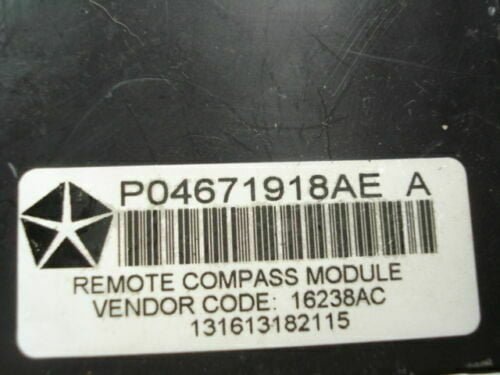 Steuergerat Remote Jeep Compass Dodge P04671918AE 16238AC P04671918AEA