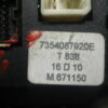_57 Interruptor de emergencia Warnblinkschalter Fiat Doblo 7354087920E T838 M671150