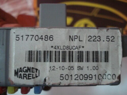 Caja de fusibles Fiat Doblo 51770486 501209910000 46520600CPL