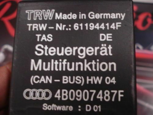 Dispositivo de control multifunción Audi A4 4B0907487F 4BO907487F TRW 61194414F