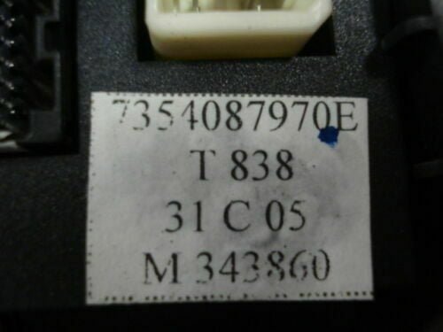 Interruptor de emergencia / Fiat Doblo A223 7354087970E T838 M343860