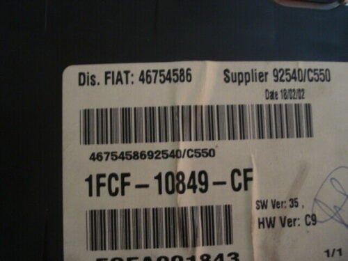 Cuadro de instrumentos FIAT STILO 46754586 1FCF10849CF 1FCF-10849-CF