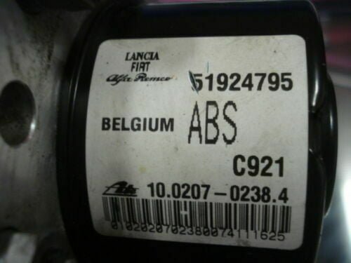 ABS FIAT DOBLO LANCIA 10097016153 28570100103 51924795 10020702384
