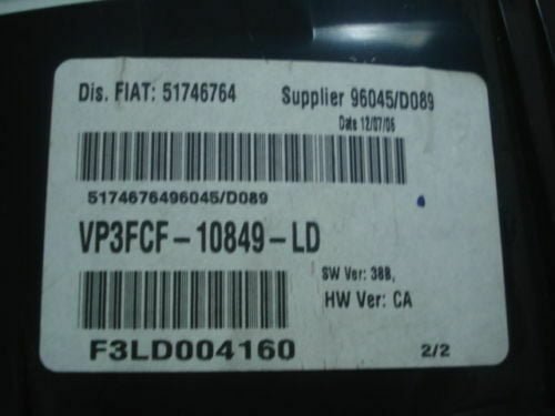 Cuadro de instrumentos Fiat 51746764 0051746764 VP3FCF10849LD VP3FCF-10849-LD