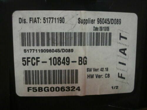 Cuadro de instrumentos Fiat Stilo 5FCF10849BG 5FCF-10849-BG 51771190 0051771190